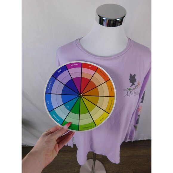 Kiki Jiji Long Sleeve Tee XS Studio Ghibli Lavender - Picture 11 of 12